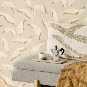 Carta da parati Rustic Leaves - Twist