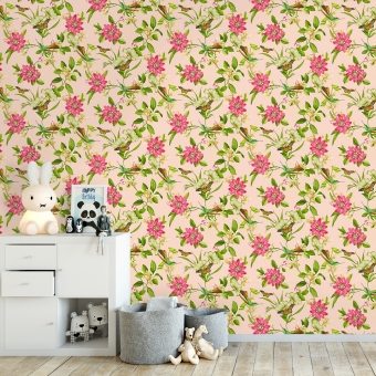 Papel pintado Pink Lotus