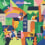 Papier peint panoramique Les Voisins Etoffe.com x Claire Prouvost Vert lesvoisins-ver