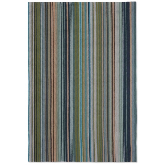 Tapis Spectro Stripes Emerald in-outdoor