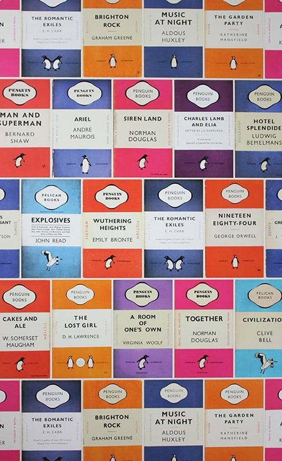 Penguin Library Wallpaper - Osborne and Little