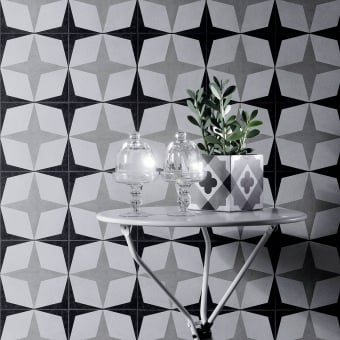 Black & White Stella Porcelain stoneware