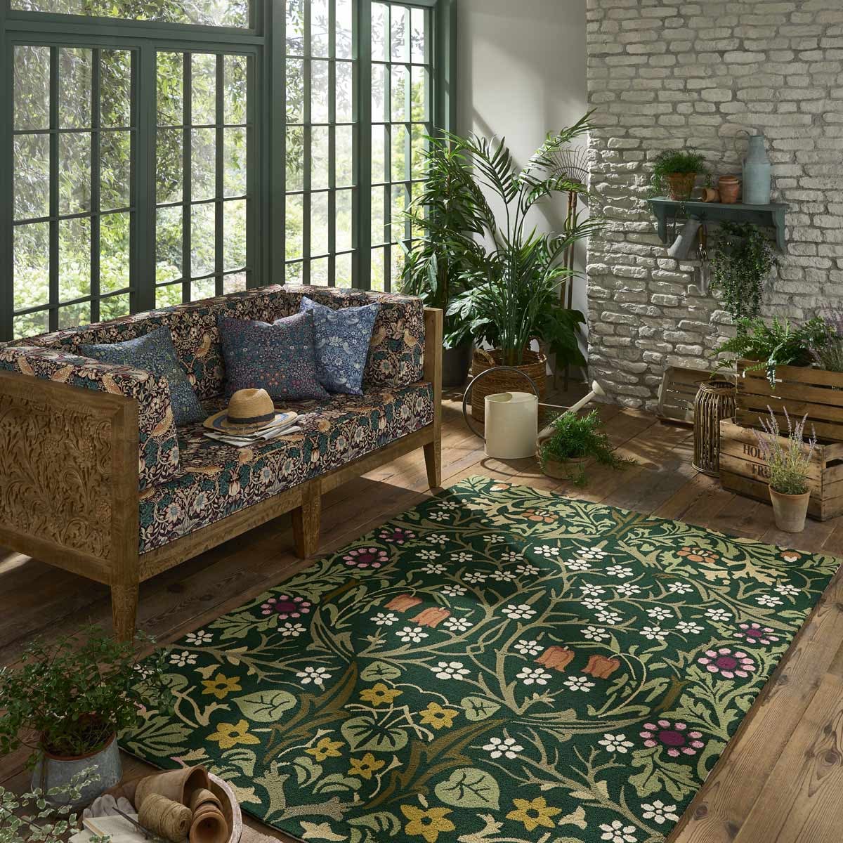 Blackthorn Tump in-outdoor Rug - Morris and Co