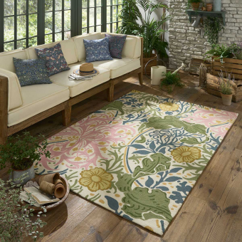 Seaweed chrysanthemum in-outdoor Rug