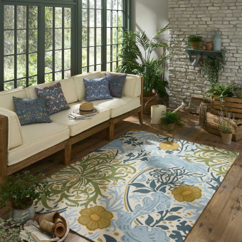 Seaweed river wandle in-outdoor Rug river wandle Morris and Co