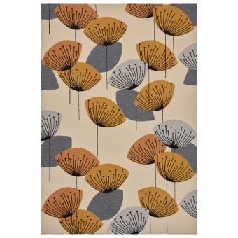 Tapis Dandelion Clocks Ochre in-outdoor