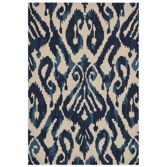 Tapis Kasuri Indigo in-outdoor