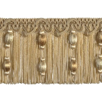 Frange moulinée perles metal Imperiale