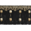 Frange moulinoée perles metal Imperiale Houlès Scarabeo 33209-9900