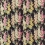 Hollyhocks Fabric Sanderson Ebony/Cerise DOSF226863
