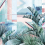 Carta da parati panoramica Floridita Wall&decò Turquoise WDFR1602