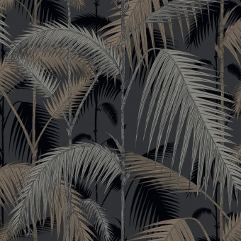 Papier peint Palm Jungle Noir Cole and Son