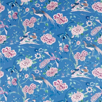 Indienne Peacock Coton Fabric