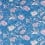 Indienne Peacock Coton Fabric Sanderson Bluebird DWAT226972