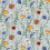 Lamorran Trail Wallpaper Osborne and Little Blue W7684-02