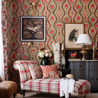 Papier peint panoramique Hippie Paisley