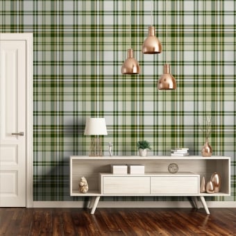 Papier peint Chesterfield Plaid