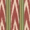 Bakhmal Ikat Fabric Mindthegap Green/Red FB00082