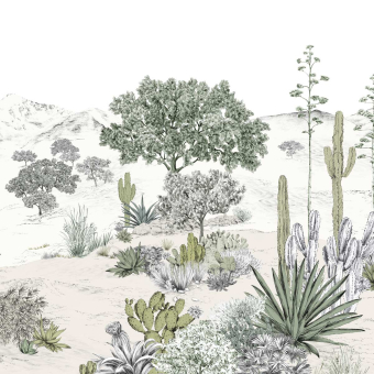 Succulentes Naturel Panel