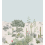 Carta da parati panoramica Succulentes Pastel Isidore Leroy 300x330 cm - 6 lés - complet 6247613 et 6247615