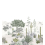 Papeles pintados panorámico Succulentes Isidore Leroy Naturel 6247607 et 6247609