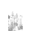 Panoramatapete Succulentes Grisaille Isidore Leroy 150x330 cm - 3 lés - côté droit  6247603