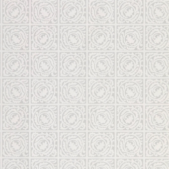 Pure Scroll Wallpaper Lightish Grey Morris and Co