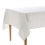 Tischdecke Duo Charvet Editions Blanc Nappe Duo - Blanc - 180x180