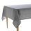 Duo Tablecloth Charvet Editions Graphite Nappe Duo - Graphite - 180x180