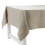 Tablecloth Modena Charvet Editions Gris de lin Nappe Modena-Gris de lin-155x230