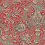 Indian Wallpaper Morris and Co Red/Black DMOWIN104