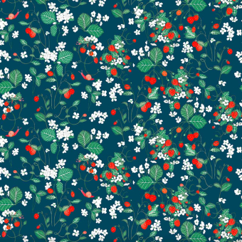 Strawberry Fields Wallpaper Amandine Little Cabari