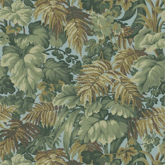 Royal Fernery Wallpaper Slate blue Cole and Son