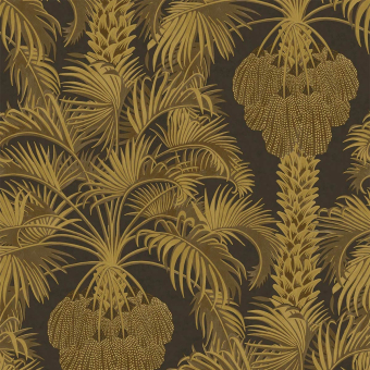 Papier peint Hollywood Palm Charcoal/Gold Cole and Son
