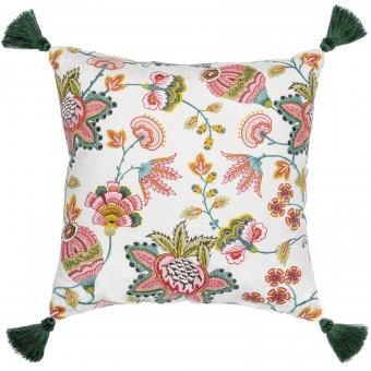 Coussin Midsummer Floral Embroidered