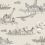 Papel pintado Zambezi Cole and Son Gris/Beige 109/14062