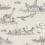 Zambezi Wallpaper Cole and Son Gris/beige 109/14062