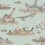 Zambezi Wallpaper Cole and Son Bleu/Multicolore 109/14063