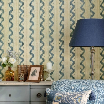 Vintage Ikat Wallpaper