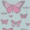 Carta da parati Butterflies and Dragonflies Cole and Son Ciel/Rose 103/15062