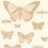 Carta da parati Butterflies and Dragonflies Cole and Son Crème/Poudre 103/15066