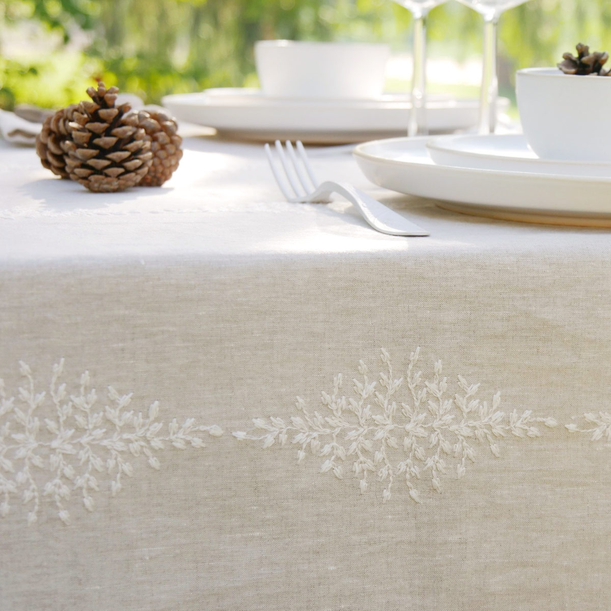 Lot de Serviettes en Lin Charvet Édition – Neuf avec Étiquettes - Linge de maison