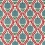 Anar Trellis Fabric Zoffany Serpentine/Crimson ZCOT333294