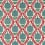 Anar Trellis Fabric Zoffany Serpentine/Crimson ZCOT333294