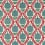 Tissu Anar Trellis Zoffany Serpentine/Crimson ZCOT333294