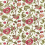 Stoff Flame Stitch Tree Zoffany Evergreen/Tuscan Pink ZCOT333298