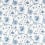 Tissu Phaedra Toile Zoffany Indigo ZCOT322739