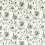 Phaedra Toile Fabric Zoffany Huntsmans Green ZCOT322740