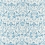 Pompadour Print Fabric Zoffany Indigo ZCOT322741