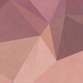 Polygonal Panel Pink Walls by Patel